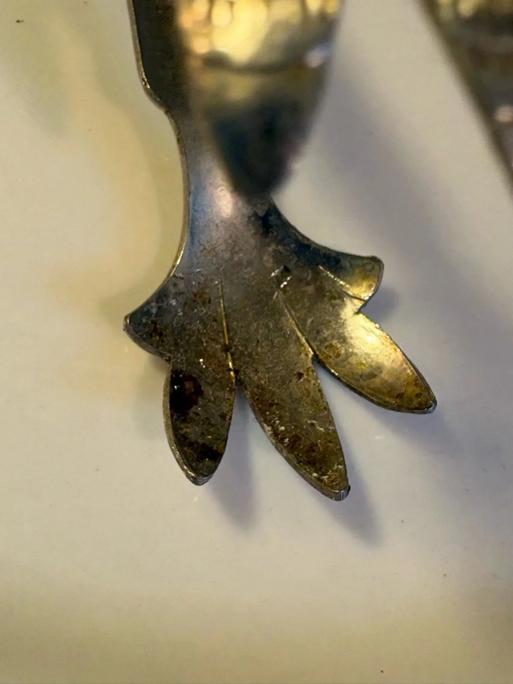 Vintage Clawfoot Ice Tongs